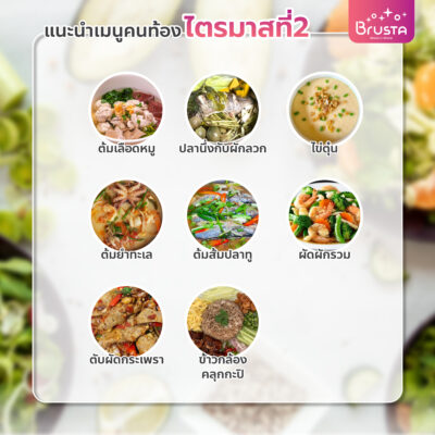 เมนูคนท้องไตรมาสที่ 2