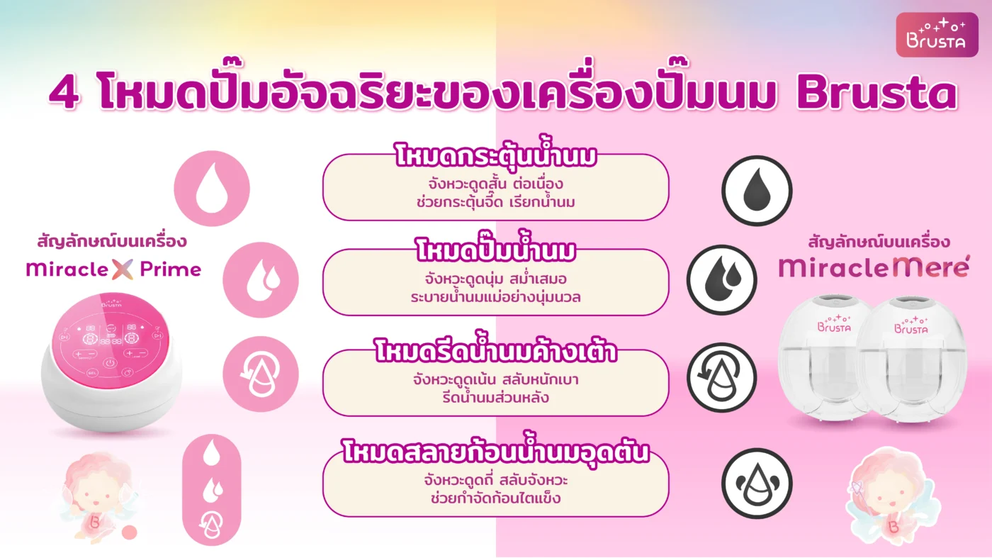 ทำความรู้จักกับเครื่องปั๊มนมของ Brusta